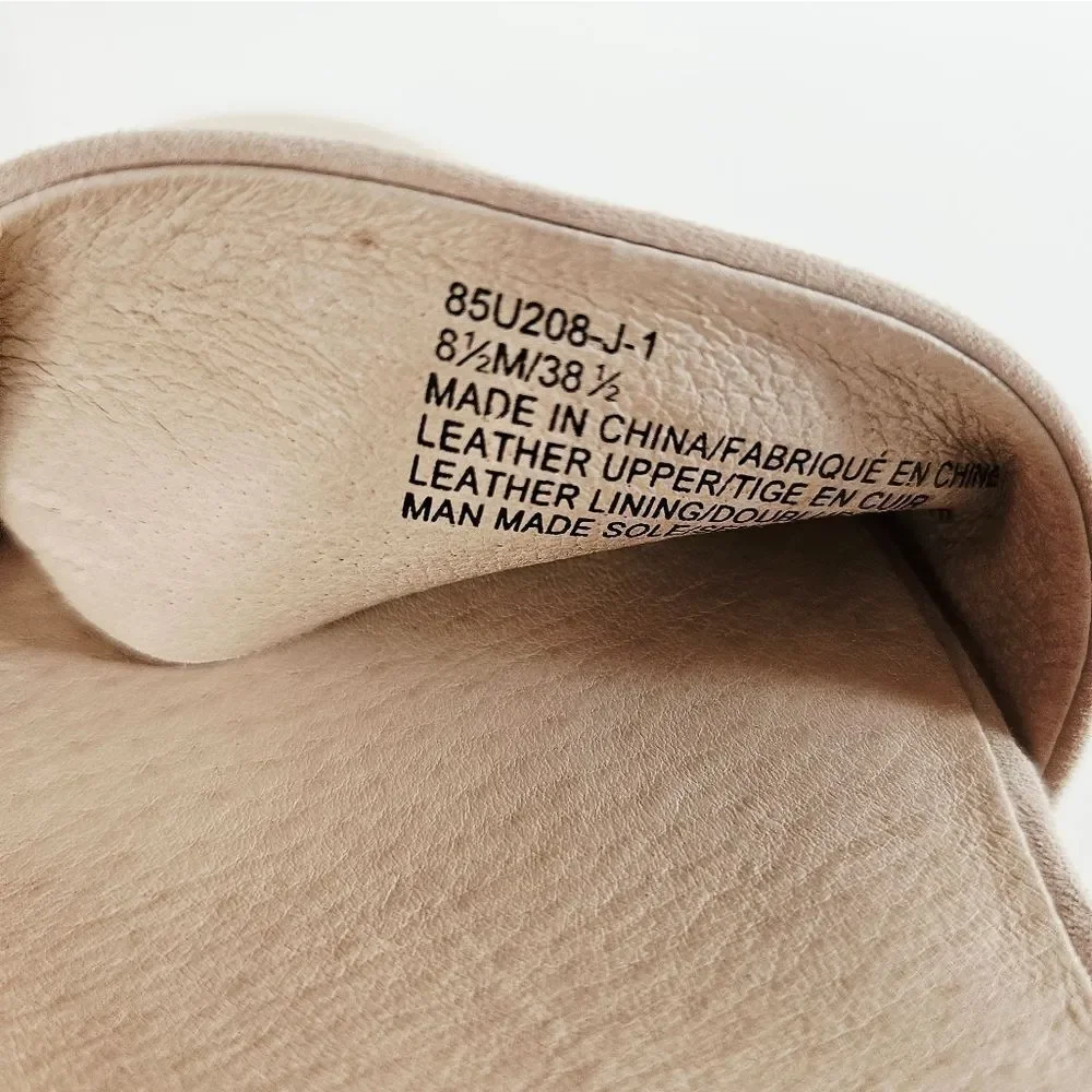 Saks Fifth Avenue Mckenna Cork & Suede Leather Wrap Platform Wedge Sandals 8.5